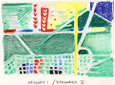 1 june - URU 1 / DEN 2